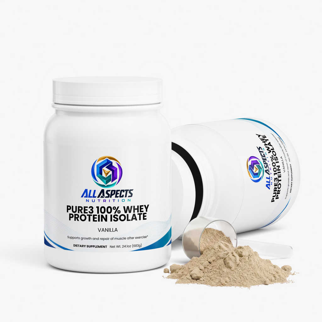 Pure3 100% Whey Protein Isolate (Vanilla)