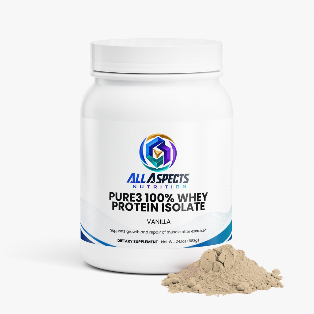 Pure3 100% Whey Protein Isolate (Vanilla)